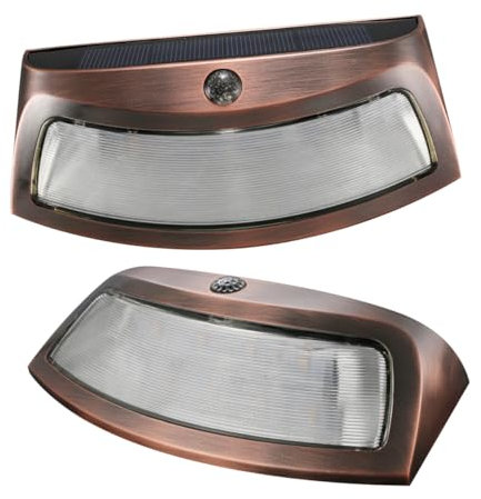 jojofuny 2St Wandlampe Hofbeleuchtung Bewegungssensor für Solarleuchten im Freien solarbetriebene lampe Wandleuchte Nachtlicht im Freien einfaches Nachtlicht Jahrgang schmücken