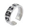 KONFEN Ring Verstellbar Herren Damen, Fidget Ring Offen mit Viking Rune Ringe Men Women Zeigefinger Verstellbare, Fußringe Zweifingerring Vintage Retro Daumenring Ring Männer Modeschmuck