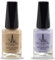 (2Pcs Set) Henna Infused Halal Nail Polish Water Permeable Nail Polish Wudhu and Vegan Friendly Long lasting Shiny Nail polish (Rose Gold + Lavender)