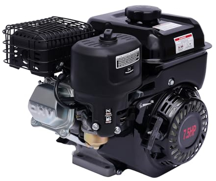 Gokart 7,5PS Benzinmotor Standmotor Kartmotor - Ideal für Flugzeuge, Autos, Boote, Land- und Gartenmaschinen, 4-Takt 1 Zylinder, 3,6L - Kraftvoll und vielseitig einsetzbar