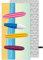 VOGIAY Strandtuch, Mikrofaser Handtuch, 160 x 80 cm Groß Badetuch, Strandtücher Schnell Trocknendes, Leichtes und Dünnes Tragbares Saunatuch Badehandtuch mit Surfbrett Motiv