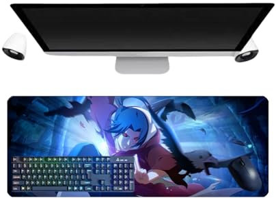 Japanese Anime Uchiha Itachi Tapis de Souris XL Multifonction Gaming Tapis de Souris 3mm Bureau Anti-Glissant Surface Texturée pour Ordinateur pour Ordinateur Gamer-Bureau-Maison et Portables