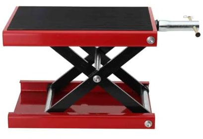 1100 LB Motorrad-Scherenhebebühne, verstellbarer Motorrad-Hebetisch, breiter Motorrad-Hebeständer, zentraler Scherenwagenheber, Hochleistungs-Motorradhebebühne aus Stahl, Dirtbike-Ständer, Scherenhe