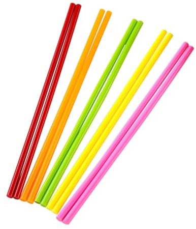 SEWACC 100pcs DIY Melt Glue Sticks Craft Glue Sticks for Card Making Hot Glitter Design No Odor Strong Adhesion