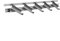 SUNDIY Kit Mécanisme pour Lames Orientables de 20 mm, Aluminium pour Pergolas, Persiennes, BSO - Installation DIY - Compatibilité lames alu et bois (GRIS GALET RAL9006)