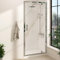 700mm Pivot Hinge Shower Door 6mm Safety Tempered Glass Reversible Shower Enclosure Cubicle Screen