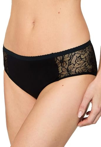 Nur Die Alles Geregelt mit Spitze Perioden-Unterwäsche Bio-Baumwolle Panty mittelstarke Blutung waschbar saugfähig Menstruations-Unterwäsche