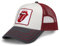Amplified Trucker Baseballkappe mit verstellbarem Snapback-Verschluss, Atmungsaktiv - Rolling Stones, Dunkelgrau-Rot