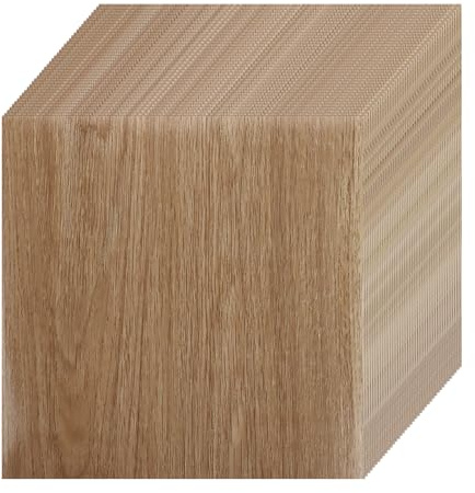 CYEER 40er Set Vinylboden Selbstklebend 30x30 cm – PVC Bodenbelag in Heller Holzoptik (3,6 m²) – Wasserfeste & Rutschfeste Bodenfliesen für Bad, Küche & Mietwohnung – DIY Renovierungsfolie