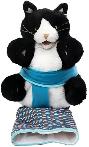 Ayfunkey Cats Puppet Wrestler, Interactive Hand Puppet, Cat Wrestling Toy Puppet Padding for Safe Play,Animal Toy for Cats