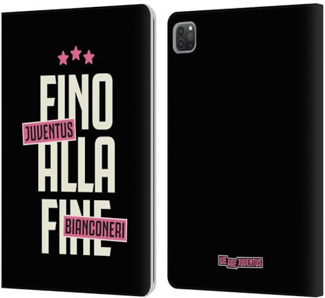 Head Case Designs Offizielle Juventus Football Club Fino Alla Fine Grafik-Sammlung Leder-Wallet-Hülle Kompatibel mit Apple iPad Pro 11 2020/2021 / 2022