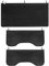 Rupse Protection Aile Voiture Automobile Couverture Magnétique étanche avec Crochets Mécanicien Tapis de Protection Aile Fender de Voiture Lot de 3 Pièce
