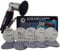 Hymair AT-7037B 75mm Mini DA Air Sander (3) + 25 Mix Sanding Discs Car Body & Alloy Wheel Repair Spot Repair Scratch Remover Mini Polisher