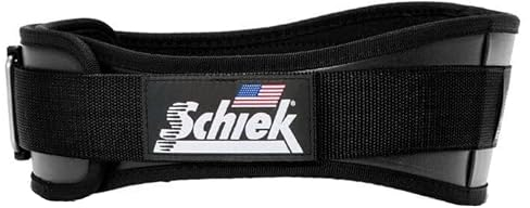 Schiek Sports Model 3004 Power Lifting Gürtel, Größe L, Schwarz