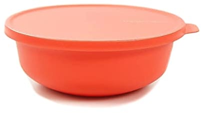 Tupperware Aloha 1L lachs Schüssel Servieren Servierschüssel Salatschüssel