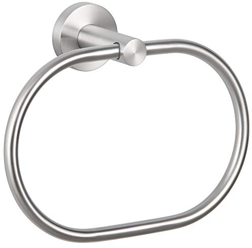 Angle Simple Handtuchring-Drehgelenk, SUS 304 Edelstahl Badezimmer Handtuchhalter, gebürstetes Nickel