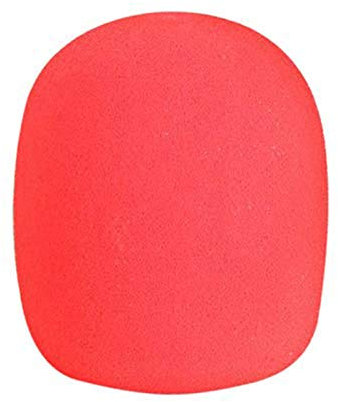 Brussels 1 x Schaumstoff-Mikrofonschwamm, Ball-Typ, Mikrofon-Windschutz, Mikrofon Aufsatz, Filter für Studio-Aufnahmen, Live-Sound, Bühne, KTV, Rot
