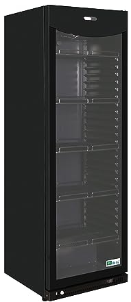 Armoire Réfrigérée Positive Noire avec Porte Vitrée - 382 L - AFI Collin Lucy