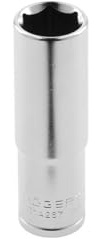 Högert Technik Sechskantsteckschlüssel 1/2“, 22 mm, lang, CrV, HT1A272