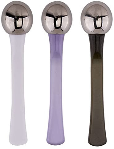 3 Pièces Soins De La Peau De Massage En Métal pour Les Yeux Du Visage De Massage Cuillère Outil de Maquillage Des Yeux Masseur Soins de La Peau Outil