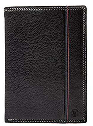 Serge Blanco Portefeuille en cuir ref 52599 15.5 * 11 * 2 Noir