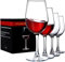 PARACITY Weingläser Set, Weißweingläser, Rotweingläser mit langem Griff für Rot- und Weißwein – 350ML (4er-Set)