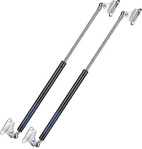 ARANA Muelles Resorte de Gas 508 mm (245 N/25 kg, tipo-L) con Amortiguador de Gas Hidráulico Brazo – Soporte para Cama de Autocaravana, Camión, Cocina, Ventana de Autocaravana y DIY Caja Pesada