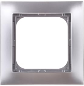 IMPRESJA Rahmen 1-fach silber R-1Y/18 Abdeckscheibe 5907577440015