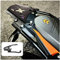 Motorrad schwarz Stahl Gepäckträger hinten Gepäckträger Halterung Adapter Halterungsplatten Kit für 390 Adventure ADV. 390Adventure 390ADV Zubehör 2020 2021 2022 2023 20-23