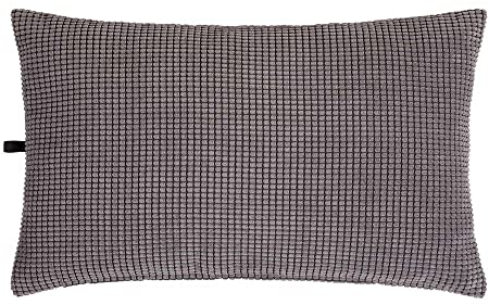 KAHU Hundebett beidseitig verwendbar I weiche Hundematte für Hunde und Katzen im Chenille Design I Hundekissen mit waschbarem flauschigem Bezug I Größe: 60 x 100 cm I Farbe: Anthrazit/Schwarz