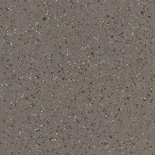 PVC Bodenbelag Meterware Terrazzo Optik Vinylboden Meterware ideal für Küche und Flur Grauer PVC Bodenbelag in Steinoptik für Wohnbereich | Variante : 2m x 2m