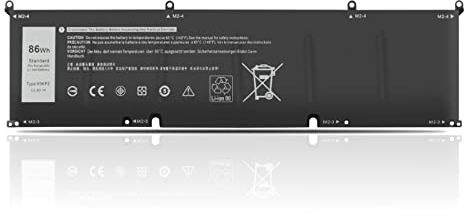 K KYUER 86Wh 69KF2 Batterie pour Dell XPS 15 9500 9510 9520 9530 Alienware M15 M17 R3 R4 Precision 5550 5560 5570 Dell G7 7500 G15 5515 5520 5525 Inspiron 16 Plus 7610 7620 8FCTC DVG8M 70N2F 070N2F