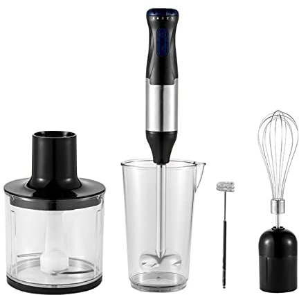 Veeteah Hand Blenders Immersion, 1000w Multi-Purpose Manual Milk Frother, Powerful Stick Blender with 5 Mods Adjustable to Mix Chop Prepare Food and Meat