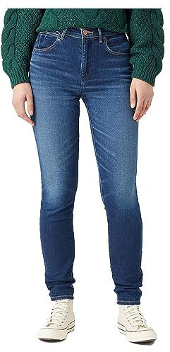 Wrangler Damen High Skinny Jeans, Dana, 27W / 30L