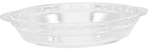 Cabilock Glasbackform Rund Mit Glasboden Hitzebeständige Backform Aus Glas Backformen Mit Griffen Für Kuchenformen Glasauflaufform Für Küchenutensilien