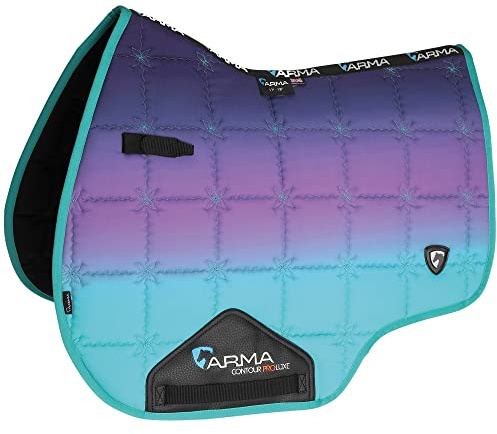 ARMA - Schabracke für Pferde, violett, 43,18 cm - 45,72 cm