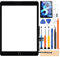 Touchscreen für iPad 7 (2019) und 8 (2020) - Digitizer Ersatz Bildschirm für A2197 A2198 A2200 A2270 A2428 A2429 A2430 Mit Werkzeugen (Mit Home-Taste, Nicht LCD, Schwarz)