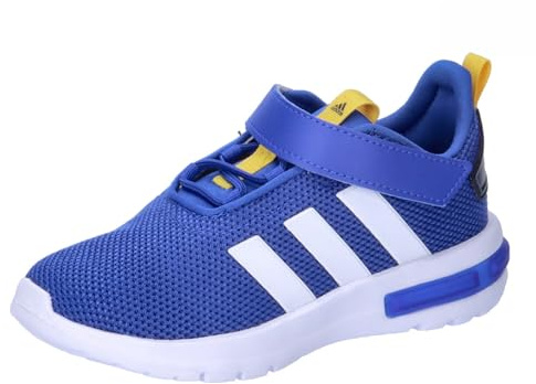 Adidas Unisex Kinder Racer TR23 Shoes Kids, Team royal Blue/Cloud White/Yellow, 25 EU