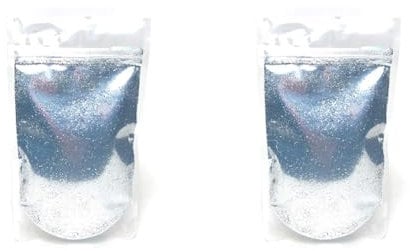 Glitterexpress Paint Additive, Silver Holographic Glitter, 100g (Pack of 2)