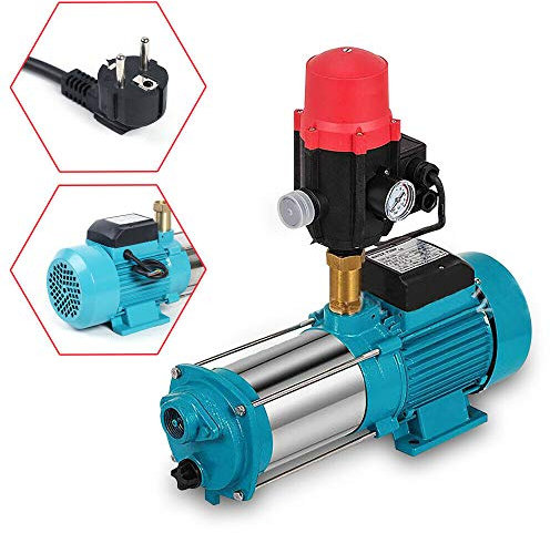 SUBKUDY Zentrifugalpumpe für den Garten, mit 1300 W, Hauswasseranlage, Pumpe, Kompressor, 4000 l/h, 9,8 bar, Zentrifugalpumpe