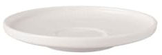 Villeroy & Boch - Juego de 6 platillos de café Afina de porcelana premium, posavasos para tazas de café, fabricados en Alemania, aptos para lavavajillas y microondas, apilables, color blanco