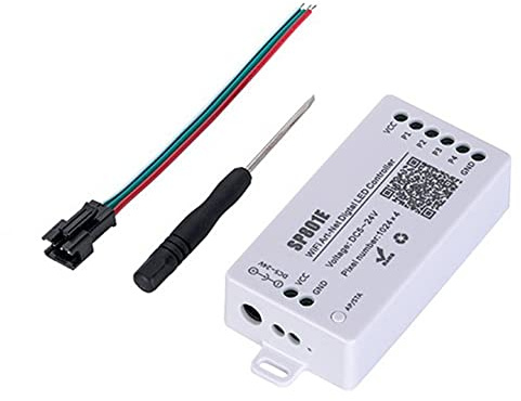 iFutniew SP801E WiFi Art-Net LED Controller LED Panel WS2812B WS2811 Lichtleiste Drahtlose Steuerung DC5-24V