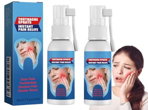 Spray de Soulagement de la Douleur Dentaire, 2PC Réparation des Gencives, Maux de Dents, Soins Bucco-Dentaires à Base de Plantes