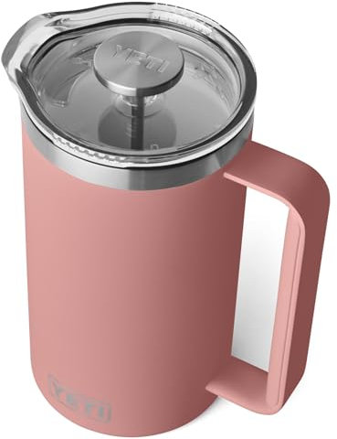 YETI Rambler French Press, Sandstone Pink, 34oz (1005ml)