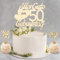 DazzJoy Holz Tortendeko 50. Geburtstag für Frau und Mann - Cake Topper Set 3 Stück - Alles Gute zum 50. Geburtstag Kuchen Dekoration