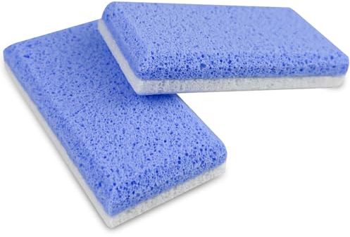 Rseuphiee 2 Pezzi Pietra Pomice per Piedi, Pietra Peeling per Piedi Double Face, Pietra Pomice Cura del Piede, Pietra Esfoliante, per Massaggiare Piedi in Pietra Pomice, Peeling dei Piedi