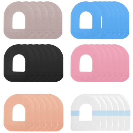36 Stück Omnipod 5 Pflaster Dexcom g7 Pflaster Omnipod 5 Pflaster Wasserdicht und Langlebig Tape Wasserdicht und Schweißfest Einfach zu Verwenden Selbstklebend mit Löchern