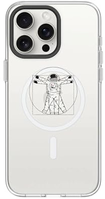 RhinoShield Clear Hülle für MagSafe für iPhone 15 Pro Max | NASA Starker Magnet, Anti-Vergilbung, transparent, hohe Klarheit, stoßfest, Fallschutz nach Militärstandard