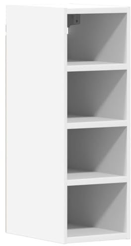 vidaXL Armoire Suspendue Riga Blanc 20 x 29,5 x 60 cm Bois d'ingénierie