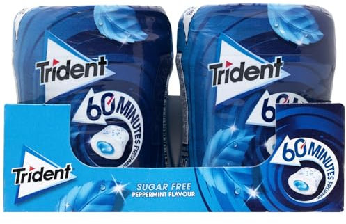 Trident 60 Minutes sabor a menta, sin azucar